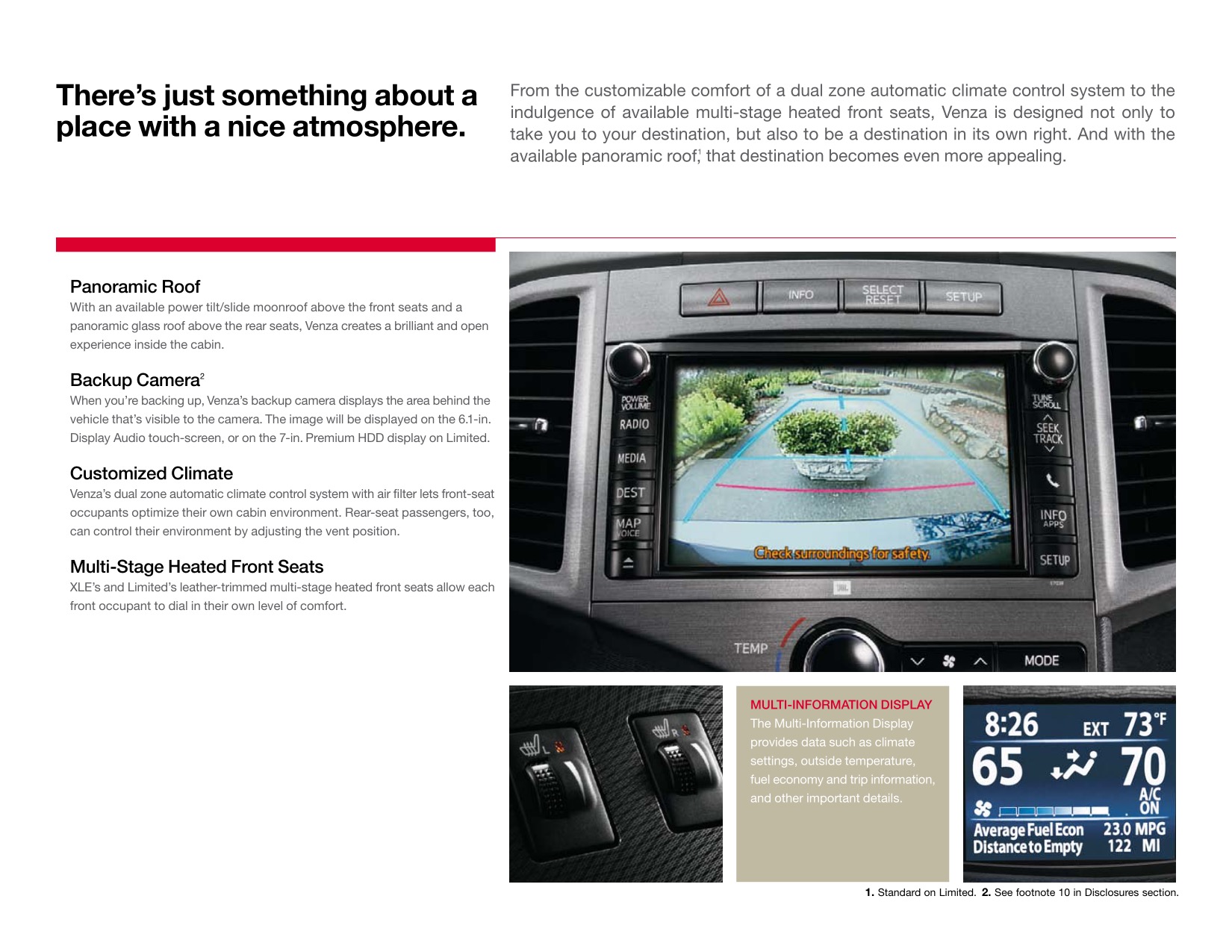 2013 Toyota Venza Brochure Page 5